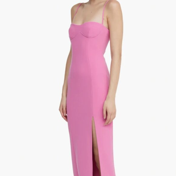 NEW BEC + BRIDGE Marisol Midi Dress Pink Size 10